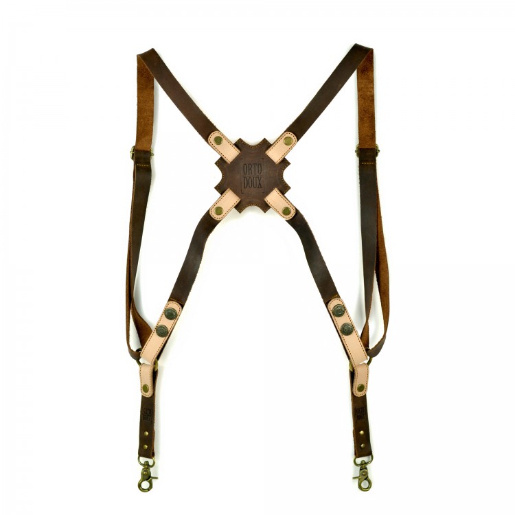 Xpender Brown - Leather Suspender